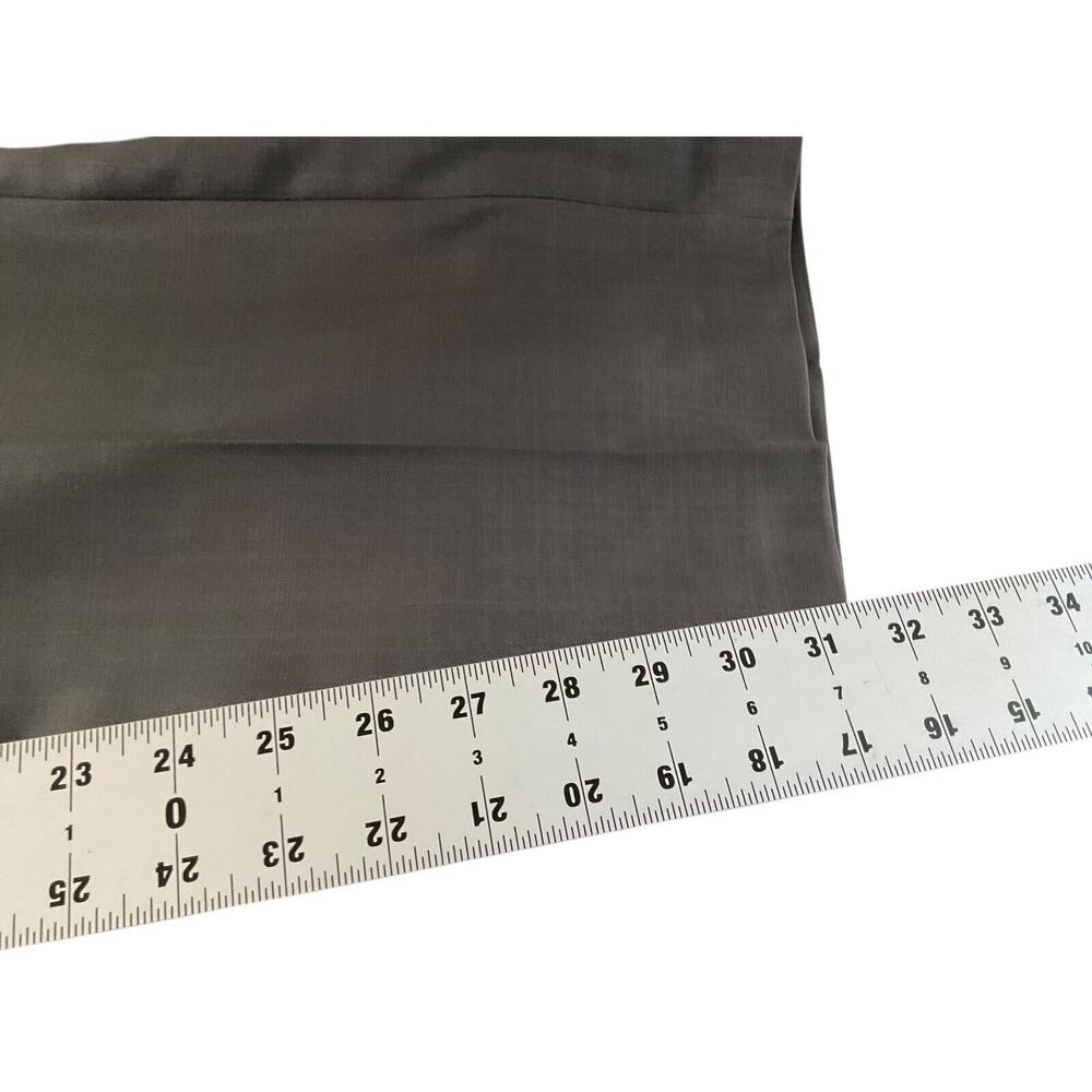 Haggar Classic Fit Premium Stretch Dress Pants 42x32‎ Gray - Picture 5 of 13